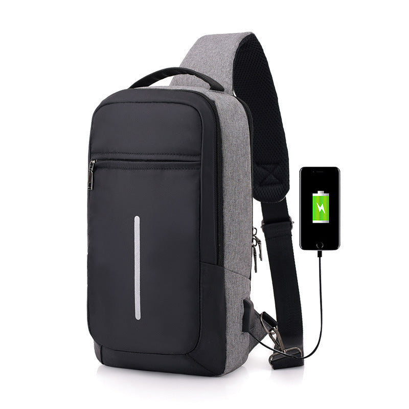 Smart Anti-Theft Chest Bag with USB Charging – Sleek, Secure & Travel-Ready - Dannycart