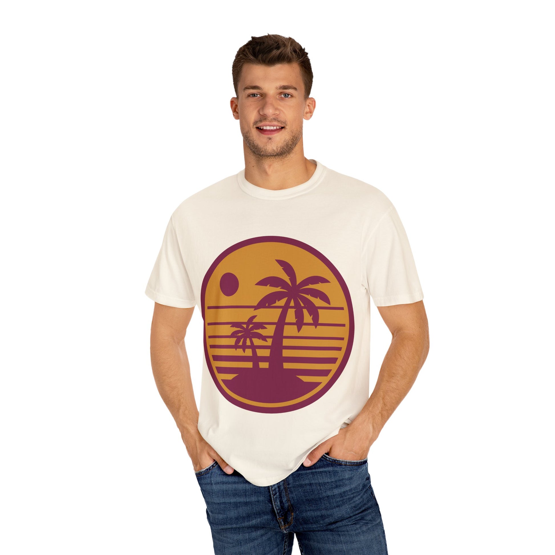 Palm Trees On an Island T-shirt - Dannycart
