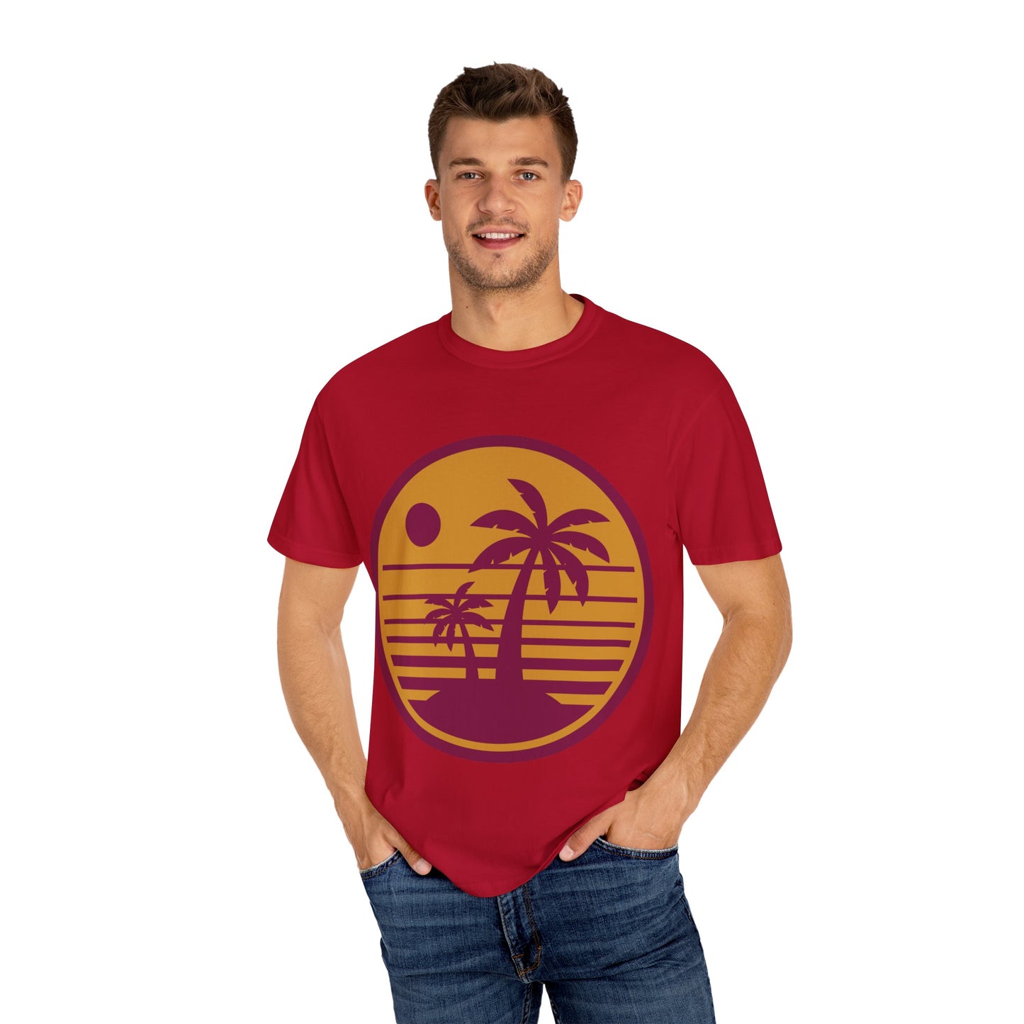 Palm Trees On an Island T-shirt - Dannycart