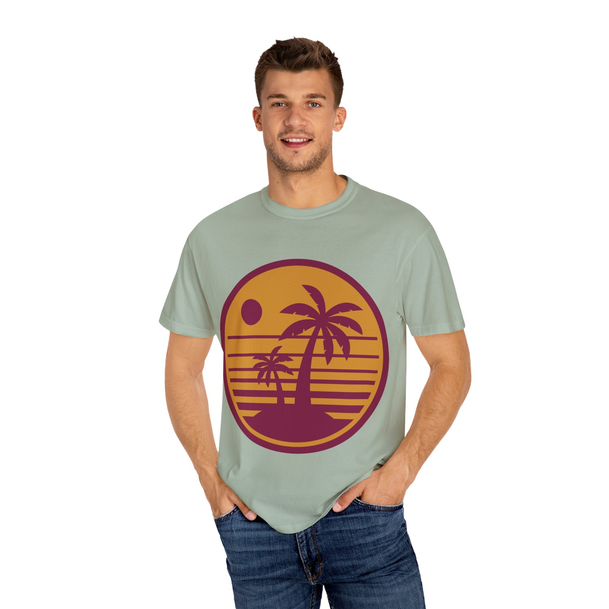 Palm Trees On an Island T-shirt - Dannycart