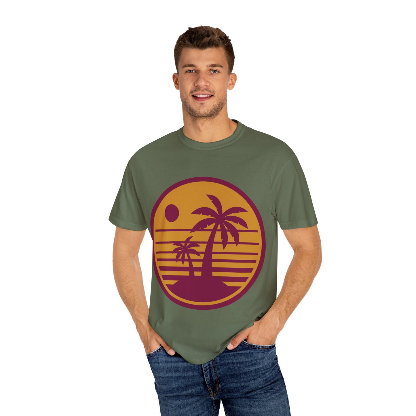 Palm Trees On an Island T-shirt - Dannycart