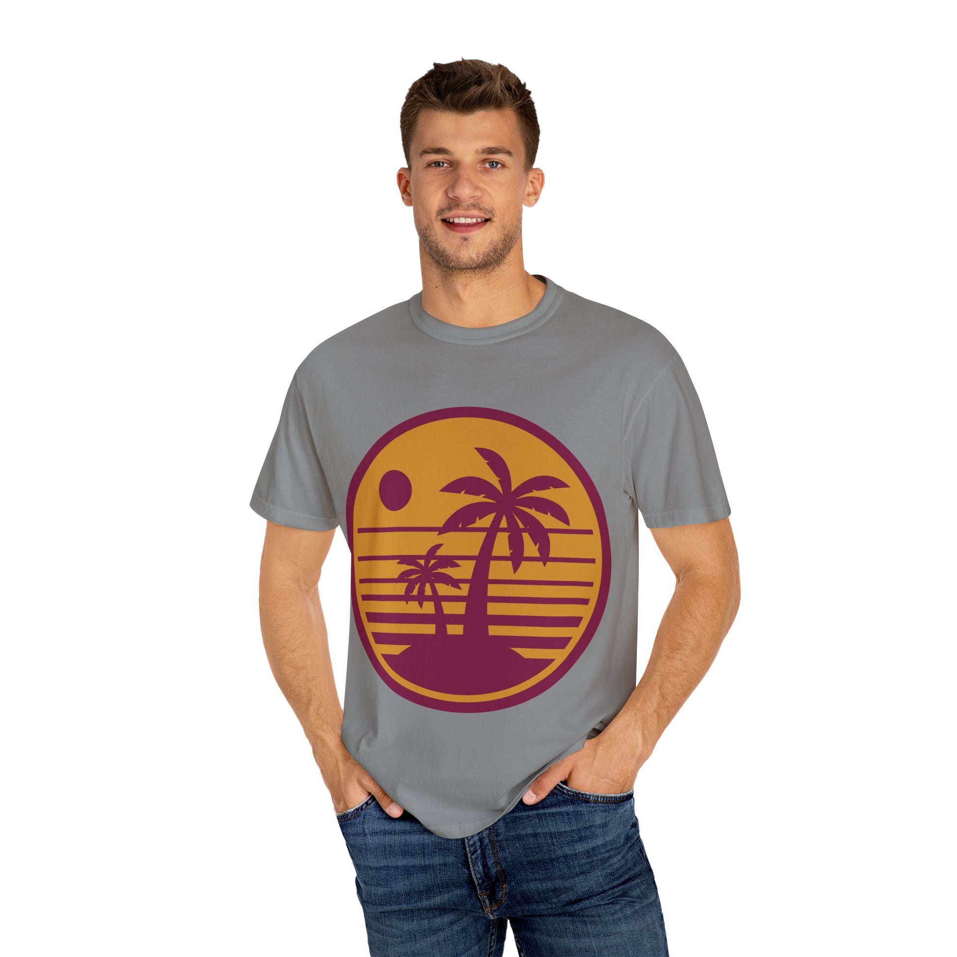 Palm Trees On an Island T-shirt - Dannycart