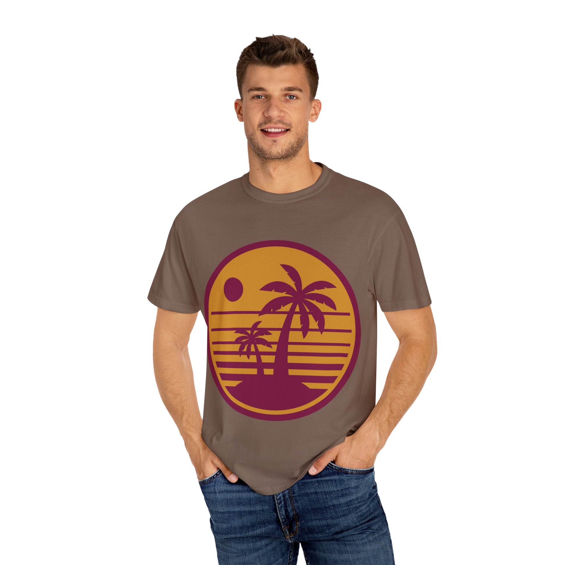 Palm Trees On an Island T-shirt - Dannycart