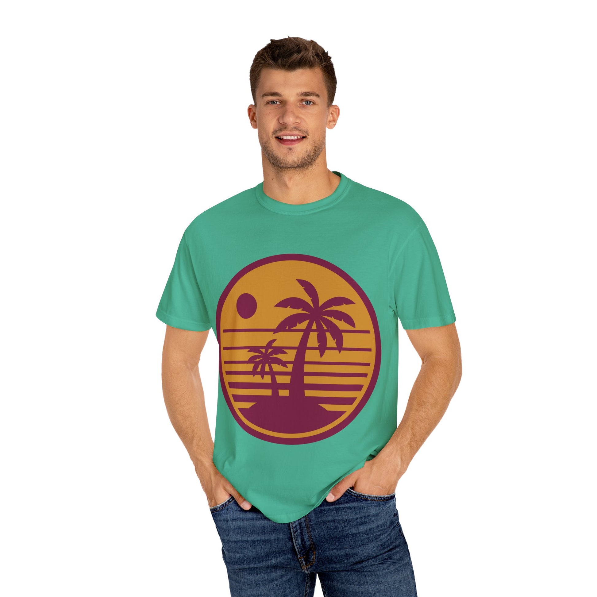 Palm Trees On an Island T-shirt - Dannycart