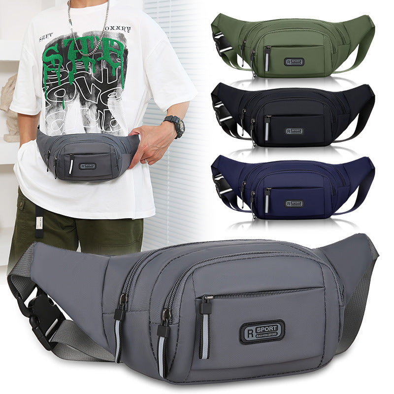 Men's Multifunctional Waist Bag Wear-resistant Waterproof Crossbody Bags - Dannycart